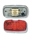 Grote Die-Cast, Two-Bulb, Square-Corner, Clearance/Marker Lamp 46782 Grote Die-Cast, Two-Bulb, Square-Corner, Clearance/Marker Lamp 46782