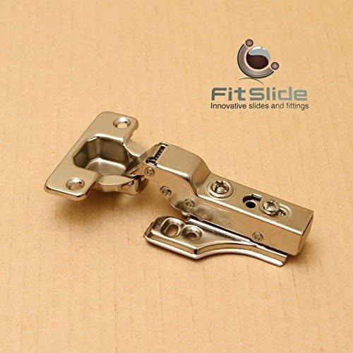 Fitslide E3-9 Concealed Clip On Soft Close Hydraulic Half Overlay Hinges for Face Framed Cabinet