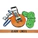6 Teiliges Slackline-Set 50mm breit, 25m lang - mit Langhebelratsche! h�chste Qualit�t *NEU*