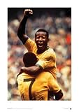 Pele - 1970 World Cup Final - Autographed 420mm x 594mm Print