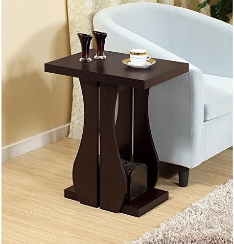 Elena 16925 Brown MDF Chairside Table