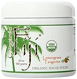 Organic Fiji Sugar Polish, Lemongrass Tangerine, 20-Ounces