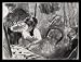 Edgar Germain Hilaire Degas (Intimacy) Gold Wood-Mounted Art Poster Print - 13" X 19"