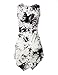 Lock and Love WT1065 Womens Sleeveless Tie-Dye Tunic Tank Top XXXL White_Black