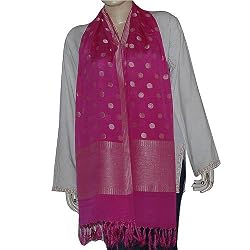 Indian Scarves Chiffon Silk Accessories 22 x 72 inches
