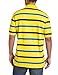 IZOD Men's Short Sleeve Stripe Oxford Pique Polo