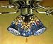 4 Inch W Tiffany Peacock Feather Fan Light Shade Ceiling Fixture