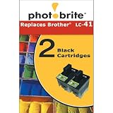 Photobrite 2-pk. Ink Cartridge Compatible for Brother LC-41 - Black (102410)