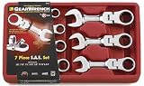Gear Wrench 9570 7 Piece SAE Stubby Flex Ratcheting Wrench