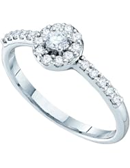 0.34CT-DIA RD-CENTER BRIDAL RING