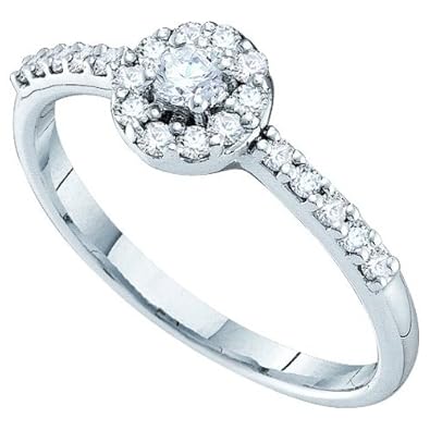Cheap Girls Jewelry 0.34CT-DIA RD-CENTER BRIDAL RING For Sale
