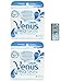 GlLLETTE Venus Pro Skin Refill Razor Blade Cartridges, 8 Count (2 Packs of 4) w/ Free Loving Care Conditioner Packette