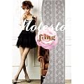 (フクスケ)fukuske f*ing Motesto 蛯原友里プロデュース ストッキング フラワーライン 157-5611 917MG マイルドグレー ML