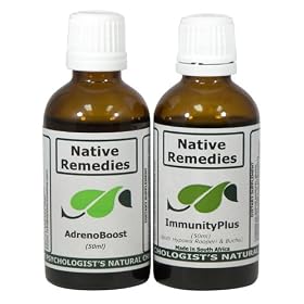 Native Remedies AdrenoBoost and ImmunityPlus ComboPack for adrenal and immune system... by 