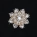 Beautiful Bead 10 pcs Faux Pearl Rhinestone Flatback Buttons Embellishments