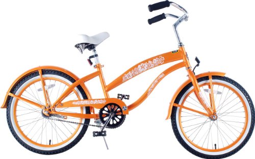 Click here for Kids bike girls 20 Beach Cruiser orange bicycle prices