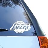 Los Angeles Lakers NBA Basketball Sports Team Sports Team Auto Car Truck White 8"x8" Die-Cut Decal Sticker