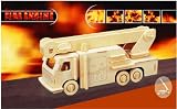 Fire Engine 3D Woodcraft Construction Kit