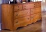 Carolina Furniture 155700 Common Sense Triple Dresser Furniture In Salem Maple
