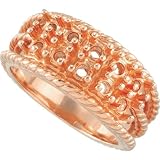 18K Rose Gold Diamond Ring - 0.37 Ct.