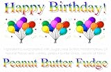 Birthday Balloons Peanut Butter Fudge Box