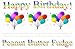 Birthday Balloons Peanut Butter Fudge Box