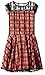 BTween Big Girls' Crochet Skater Dress with Illusion Yoke and Contrast Lining