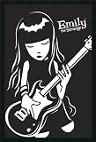 Emily the Strange - Guitar Framed Posterz by unknown artist,25.7 x 37.7 Framed