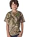 CODE FIVE™ Youth 100% Ringspun Cotton Licensed Realtree® Camouflage Crew Neck Short Sleeve Tee
