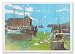 Hoffmaster Misty Harbor Recycled Placemat