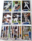 2012 Topps New York Yankees Team Set (Series 1) 16 Cards - Jeter, Mantle, Granderson, Nova, Rivera, Teixeira, Romine RC, and More