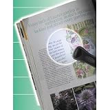 Drive Medical RTL1164 Glass Magnifier Reading Lens with LED Light, Black