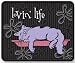 PlastiColor 000949R01 Max and Lucy Lovin Life Cat Style Molded Utility Mat