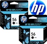 HP No. 56 Black Ink Cartridge Twin Pack 51ds4OxkMQL. SL160 HP No. 56 Black Ink Cartridge Twin Pack