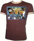 Vintage 1969 Beatles Abbey Road Glitter Iron-On T-Shirt RARE