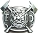 Fire Dept Maltese Cross Belt Buckle (Brand New)