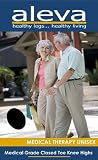 Aleva Medical Therapy 20-30 Mmhg Unisex Closed Toe Knee Highs - Medium - Beige