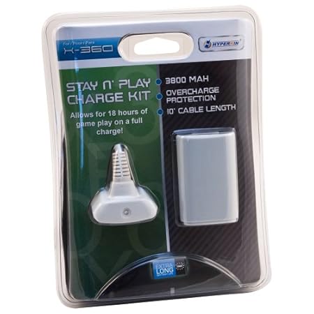 Xbox 360 Hyperkin Charge Kit White