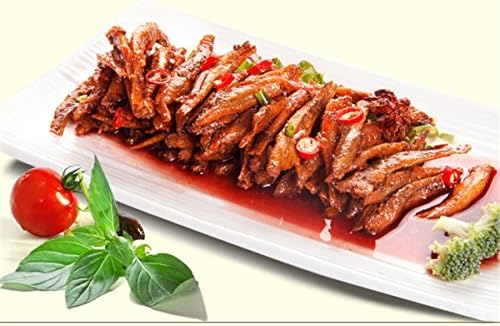 Hunan specialty: Qiaozuiba dried spicy little fish anchovy for snacks bulk packaging 500g/17.64oz