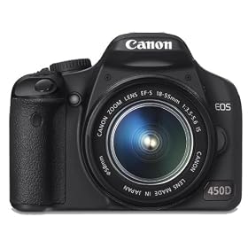 Canon EOS 450D Digital SLR Camera Kit (incl EF-S 18-55mm IS f/3.5-5.6 non USM Lens Kit)