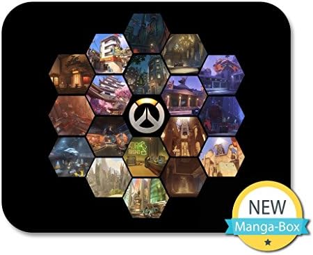 Overwatch Tracer D.Va Widowmaker Mei Symmetra Mercy Rubber Mouse Pad Mousepad with Designs 9.84"x7.87"