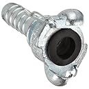 Dixon GAM6 Plated Steel Global Air Hose Fitting, King Universal Coupling, 3/4" Hose ID Barbed