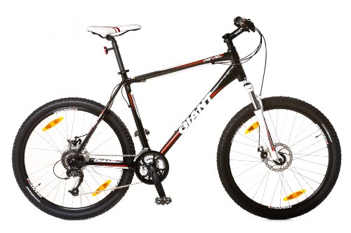 GIANT Herren Mountainbike Revel 3 Disc, 21 Gang, black/red, Rahmenhöhe: 51 cm, Reifengröße: 26 Zoll (66 cm), 08026803