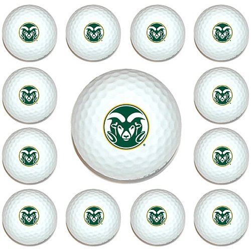 Colorado State Rams Dozen Pack Of Golf Balls From Team Golf