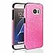 MEKO Galaxy S7 Case, Shiny Sparkle Glitter Bling Case - Built-in Glitter Soft Gel Flexible Firm Rubber Case [Scratch Resistant] for Samsung Galaxy S7- (Pink)