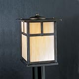 Mission-Styled 12 1/2 High Post Mount Light