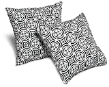 Strathwood 14-Inch Outdoor Pillows, Set of 2, Sebastian Domino
