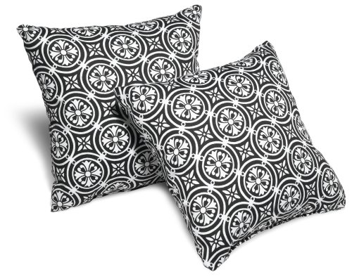 Childrens Toyshop  Outdoor Living : Strathwood 14-Inch Outdoor Pillows, Set of 2, Sebastian Domino
