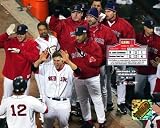 2004 World Series Game 1 - Mark Bellhorn is congradulated by teammates after hitting a ninth inning two run HR 20 x 16 Licensed Photo - Poster -- Framing Options Available