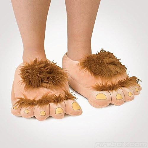 Grace847 Furry Adventure Slippers (Brown)